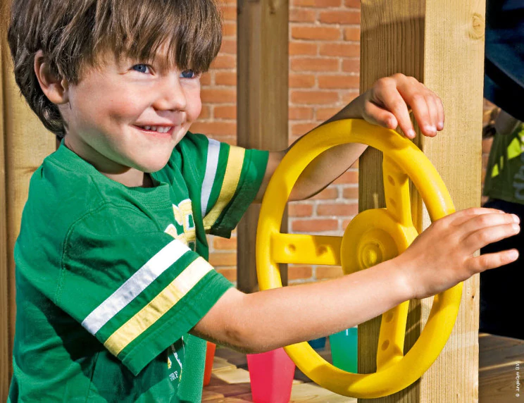 Jungle Casa | Aire de jeux en bois avec toboggan & pont suspendu Jungle Casa | Aire de jeux en bois avec toboggan & pont suspendu