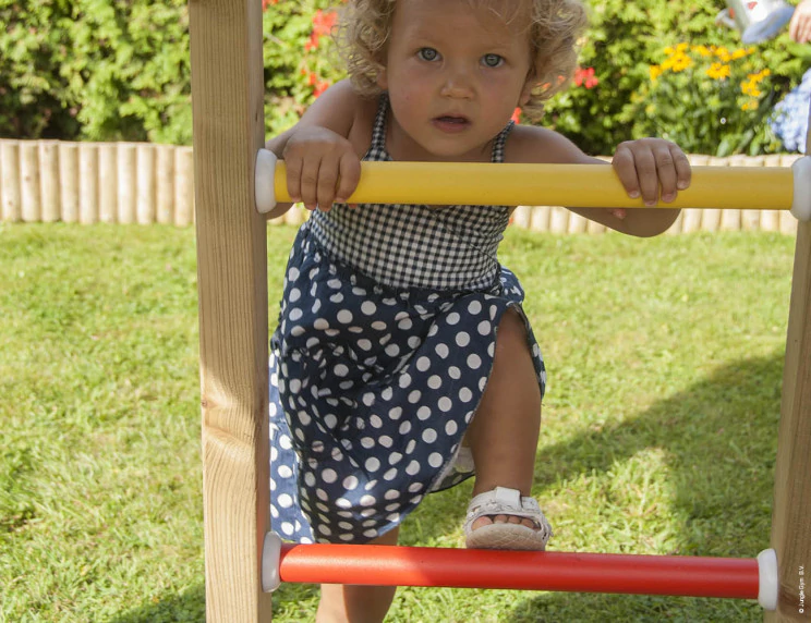 Jungle Casa | Aire de jeux en bois avec toboggan & pont suspendu Jungle Casa | Aire de jeux en bois avec toboggan & pont suspendu