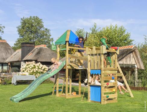 Jungle Explorer | Aire de jeux en bois avec balançoire double