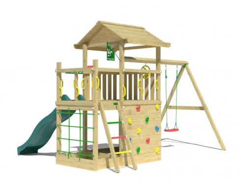 Jungle Cavern | Maisonette avec balançoire double