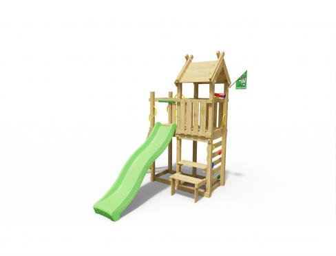 Jungle Teepee | Aire de jeux en bois avec toboggan et table de pique-nique