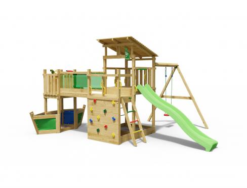 Jungle Casa | Aire de jeux en bois avec balançoire