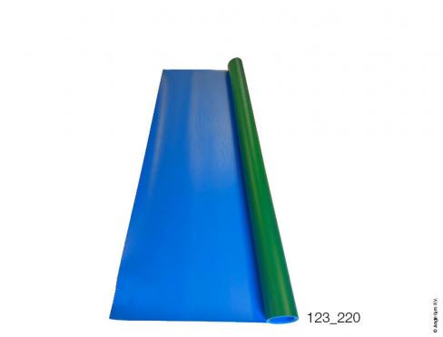 Canvas ± 136 x 74cm Blue/Green